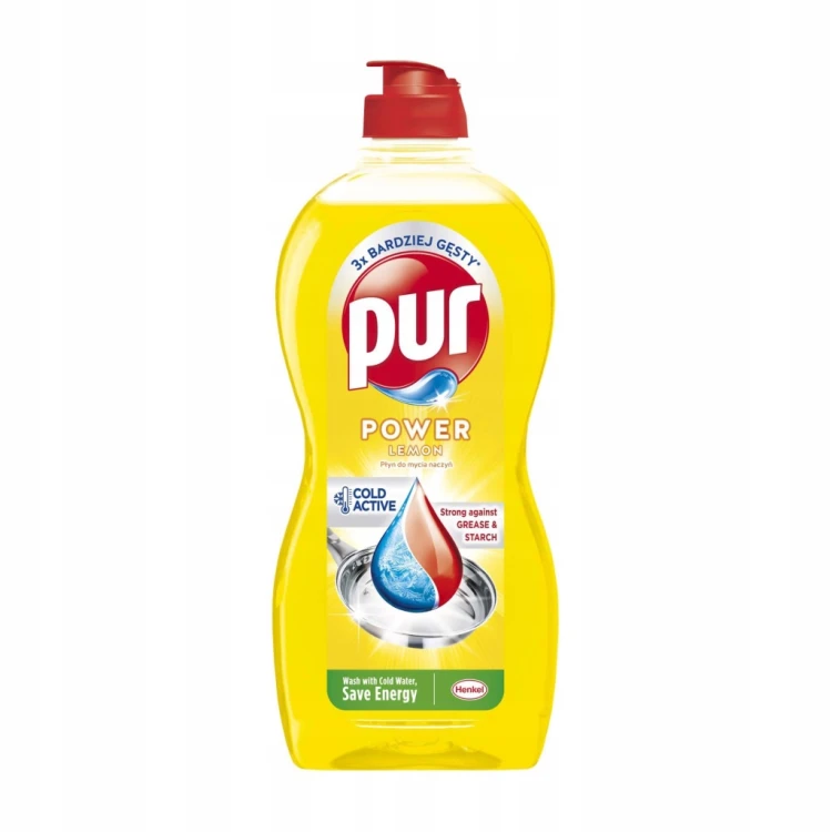 Pur Power Płyn do Mycia Naczyń Lemon 450ML cytrynowy cytryna