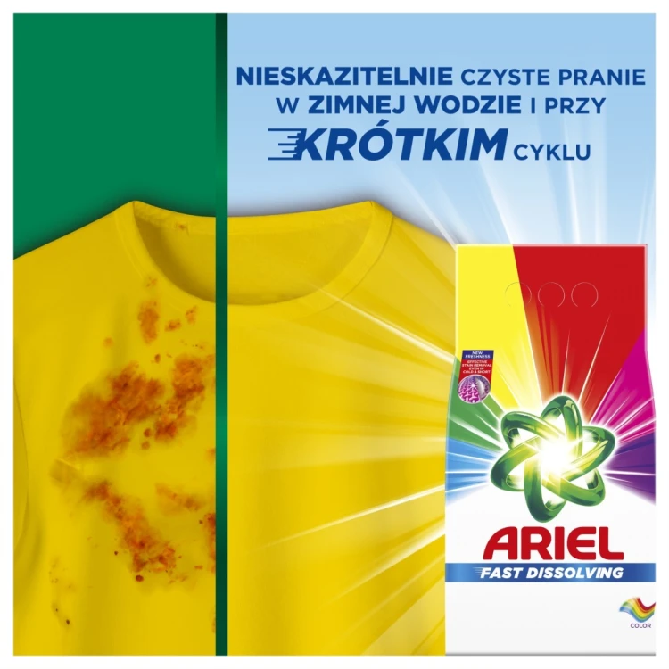 Ariel proszek do prania kolorów Fast Dissolving 20 prań 1,1 kg