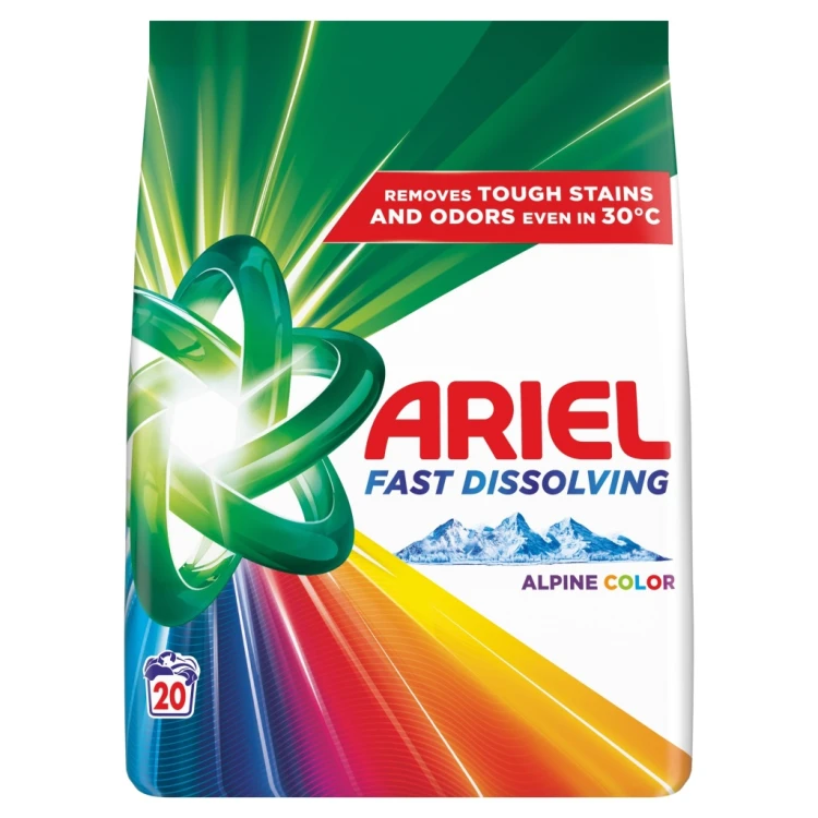 Ariel proszek do prania kolorów Fast Dissolving 20 prań 1,1 kg