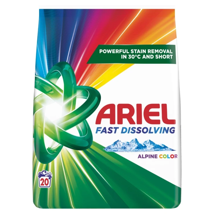 Ariel proszek do prania kolorów Fast Dissolving 20 prań 1,1 kg
