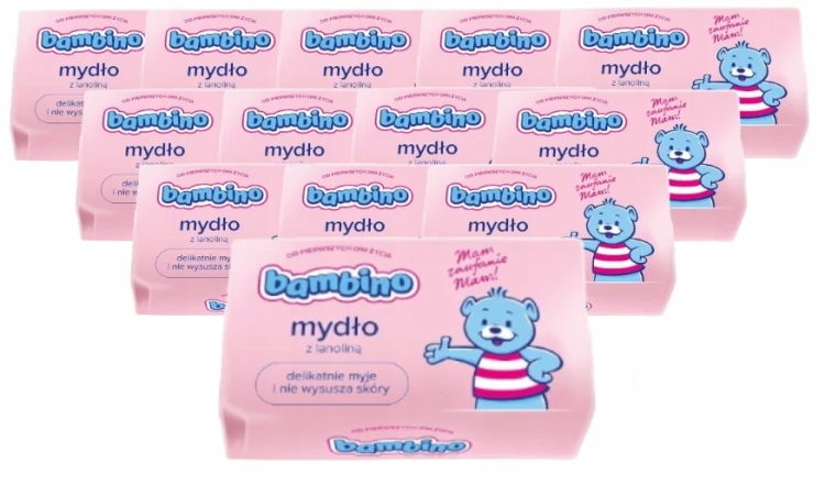 Bambino mydło hipoalergiczne w kostce dla niemowląt i dzieci 90 g