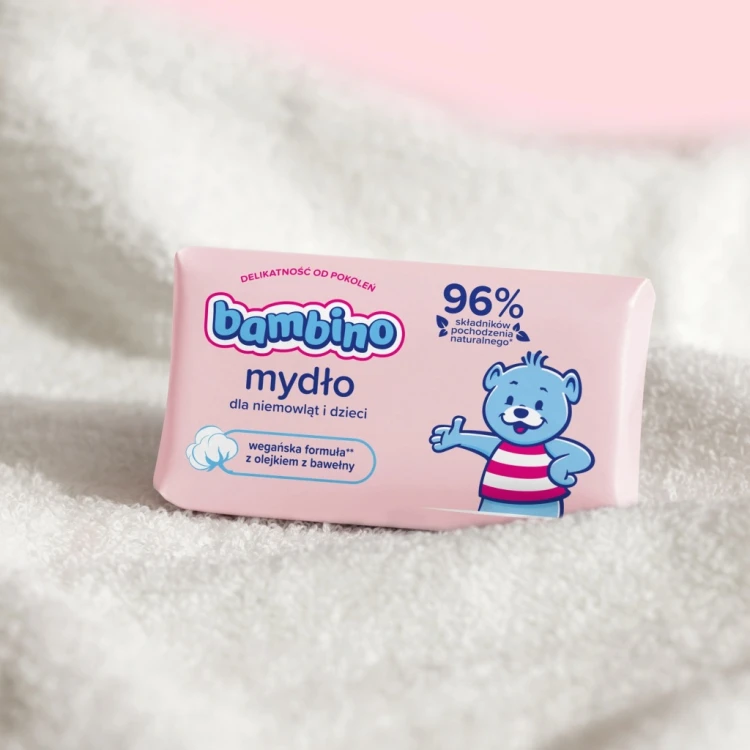 Bambino mydło hipoalergiczne w kostce dla niemowląt i dzieci 90 g