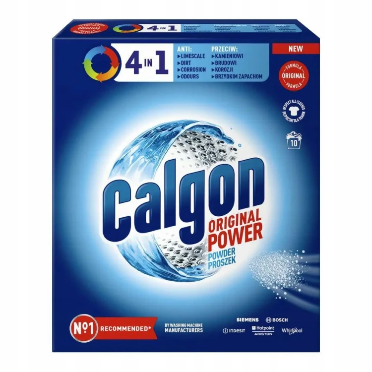 Calgon odkamieniacz do pralek proszek 500g dłuższe życie każdej pralki