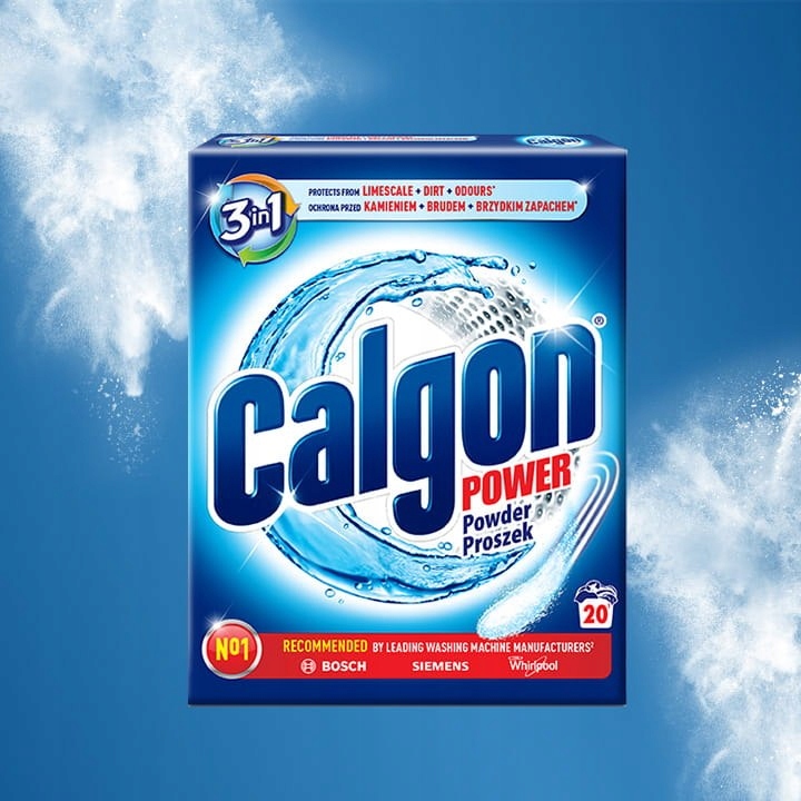 Calgon odkamieniacz do pralek proszek 500g dłuższe życie każdej pralki