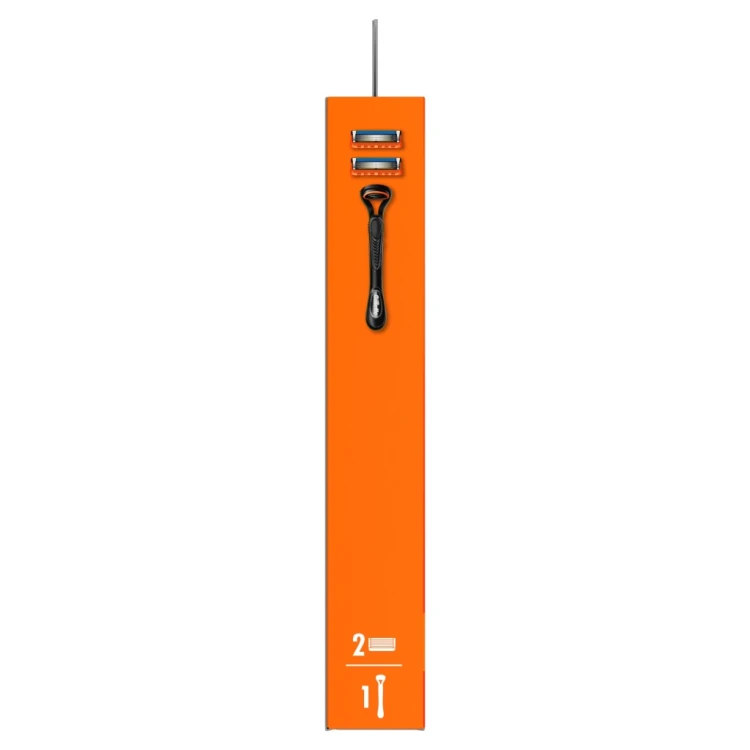 Gillette Fusion5 Maszynka do golenia dla mężczyzn +2 ostrza wymienne rączka
