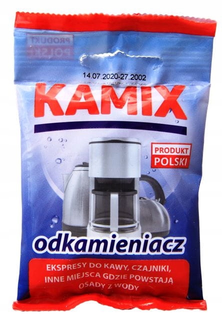 Odkamieniacz w proszku do CZAJNIKA EKSPRESU ŻELAZKA sprzętu AGD KAMIX