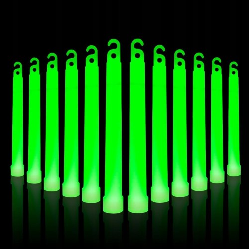 Świecąca pałka GLOW STICK z haczykiem różne kolory światło chemiczne