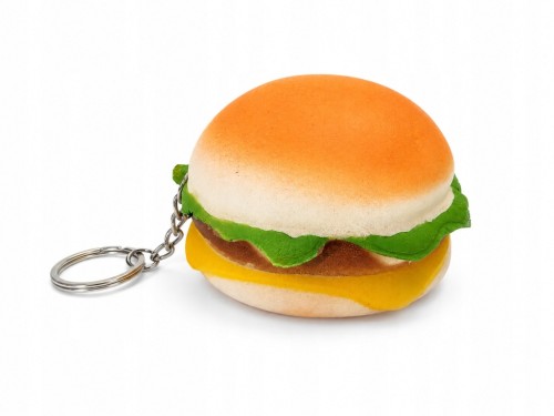 Squishy gniotek antystresowy Hamburger 8x5 cm miękki pachnący brelok
