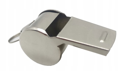 Gwizdek metalowy stalowy 4 cm z kółeczkiem sędziowski