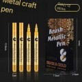 MARKER PISAK METALICZNY ZŁOTY DO SCRAPBOOKING DECOUPAGE DEKORACYJNY