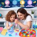 Zestaw zabawek wodnych 53 sztuki magiczny żel slime do wody żel 22 KOLORY