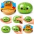 Gniotek PIERÓG dumpling brokatowy BAO pierożek antystresowy SQUISHY + BOX