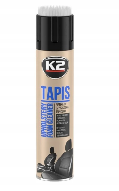 K2 Tapis Brush 600ml pianka do czyszczenia tapicerki materiałowej szczotka