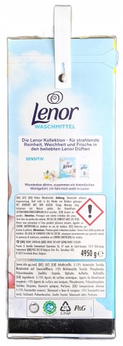 Lenor Sensitiv Proszek do Prania 4,95kg delikatny dla niemowląt zwierząt