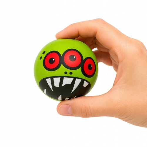 Piankowa piłeczka antystresowa gniotek MONSTER buźki POTWORY minki 6 cm