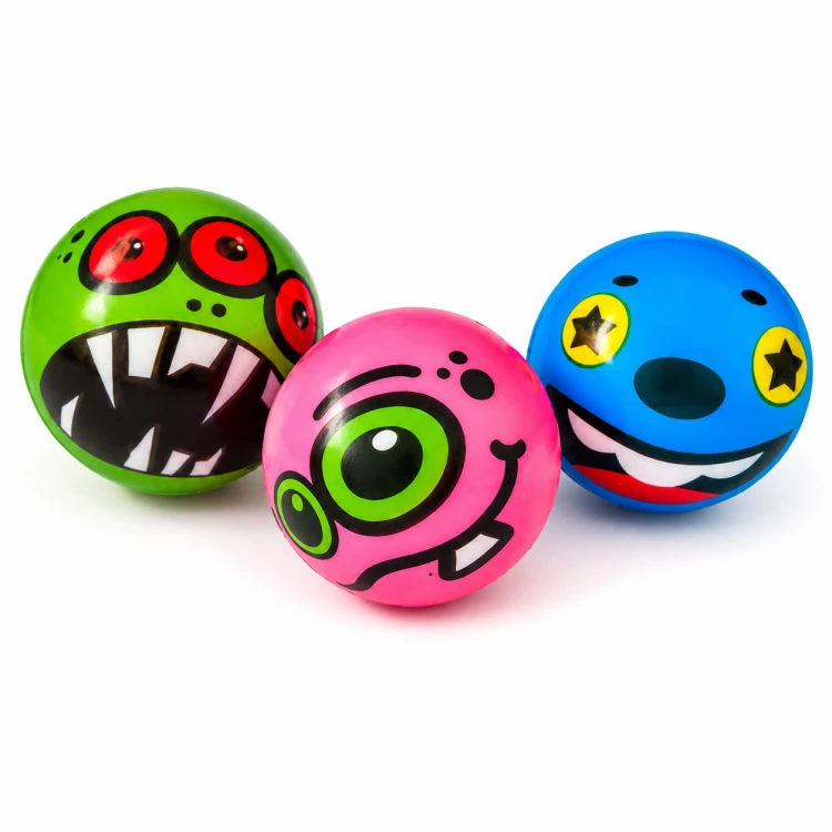 Piankowa piłeczka antystresowa gniotek MONSTER buźki POTWORY minki 6 cm