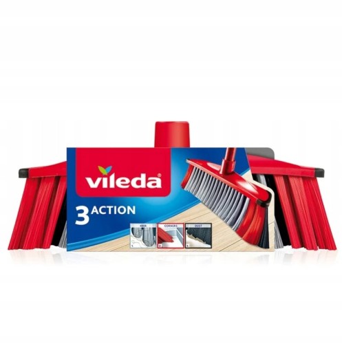 Szczotka zmiotka do podłogi na kij Action ORYGINAŁ Miotły Bez Drążka Vileda