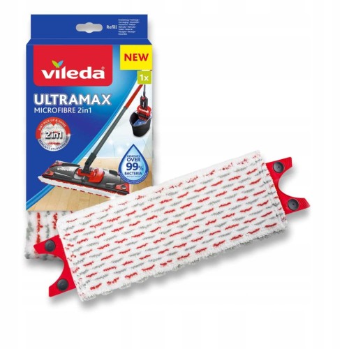 ORYGINALNY Wkład do Mopa Vileda Płaski UltraMax 35 cm Mikrofibra 2w1