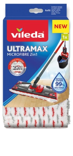 ORYGINALNY Wkład do Mopa Vileda Płaski UltraMax 35 cm Mikrofibra 2w1