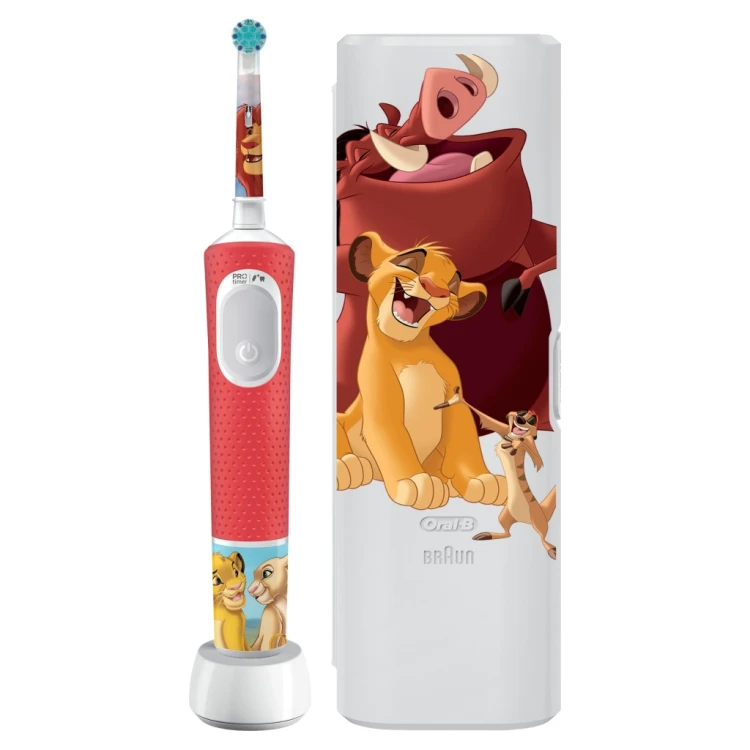 Oral-B elektryczna szczoteczka do zębów Pro Kids Król Lew dla dzieci Lion