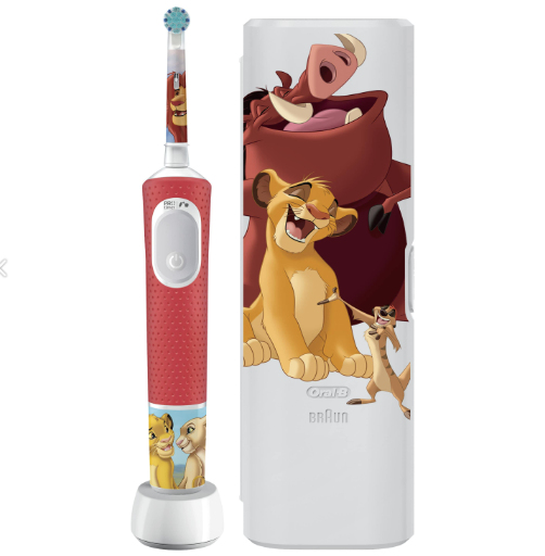 Oral-B elektryczna szczoteczka do zębów Pro Kids Król Lew dla dzieci Lion