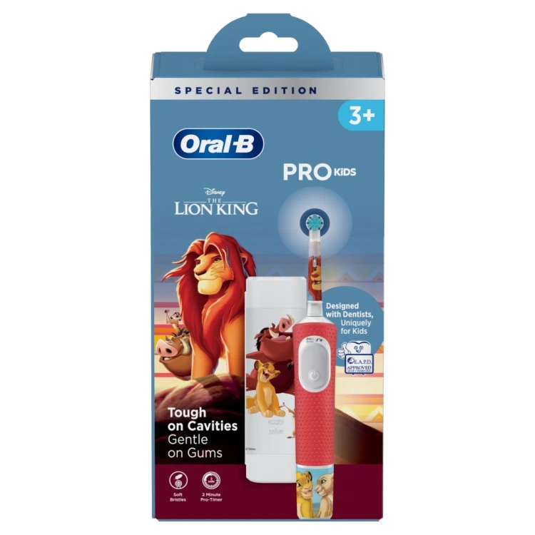 Oral-B elektryczna szczoteczka do zębów Pro Kids Król Lew dla dzieci Lion