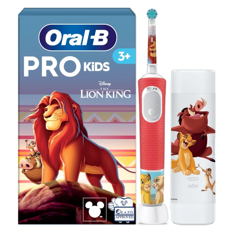 Oral-B elektryczna szczoteczka do zębów Pro Kids Król Lew dla dzieci Lion