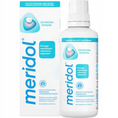 Meridol płyn do płukania jamy ustnej Ochrona Dziąseł 400 ml