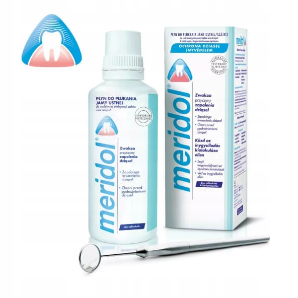Meridol płyn do płukania jamy ustnej Ochrona Dziąseł 400 ml