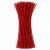 Druciki pluszowe kreatywne x50 wycior ozdobne czerwone 30 cm x 30 szt.