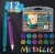 Flamastry mazaki pisaki metaliczne wielokolorowe 12 szt. DYI scrapbooking