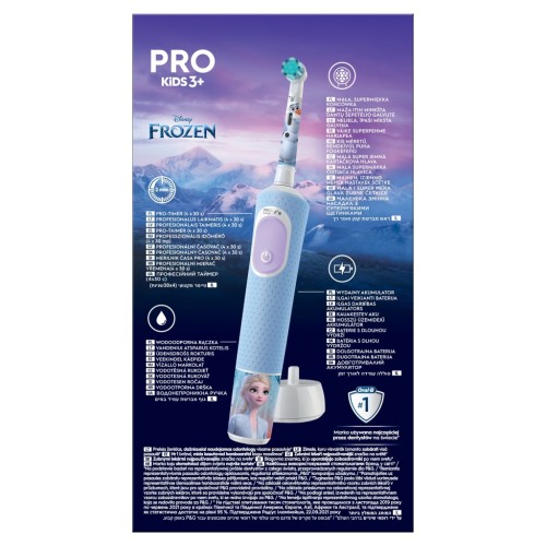 Oryginalna Szczoteczka rotacyjna dla dzieci Oral-B Pro Kids 3 Frozen Elza