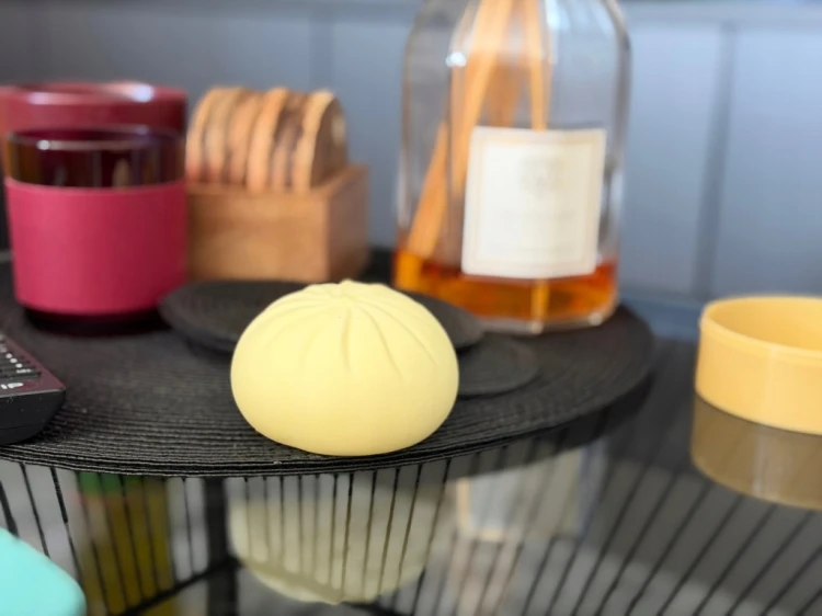 Gniotek PIERÓG dumpling biały BAO pierożek antystresowy SQUISHY bułeczka