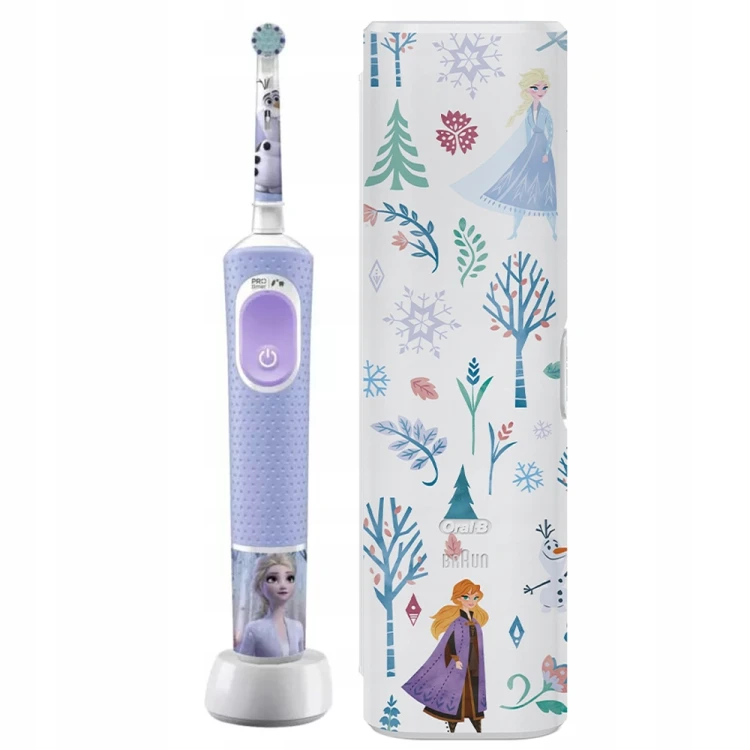 Oryginalna Szczoteczka elektryczna dla dzieci Oral-B Pro Kids Frozen + etui