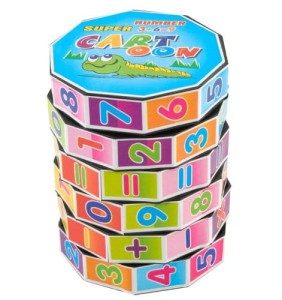 Walec Matematyczny dodawalec kostka logiczna NAUKI liczenia