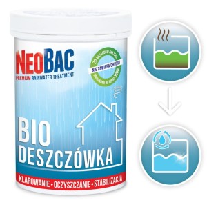 Preparat proszek do deszczówki oczyszczania wody