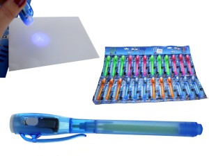 Magiczny długopis niewidzialny pismo UV tester