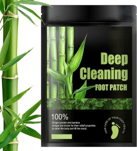 Plastry oczyszczające na stopy detoksykacyjne Deep Cleaning bambusowe x10