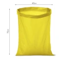 Worki na śmieci ŻÓŁTE  wytrzymałe eco 60 litrów na plastik metal