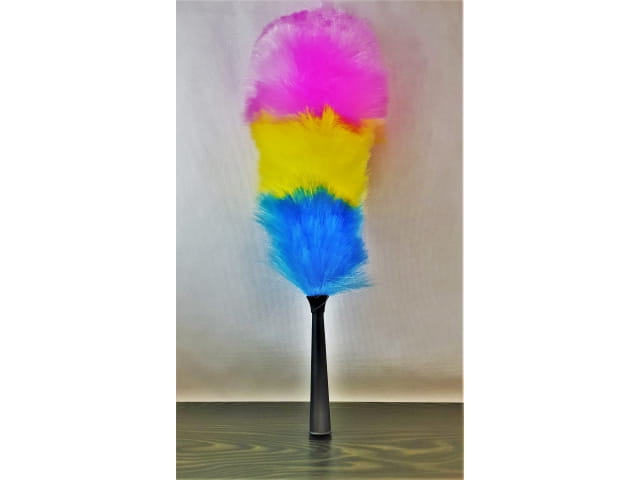 Szczotka do kurzu zmiotka kurzawka prochowiec długa 55cm kolorowa