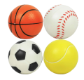 Piankowa piłeczka piłka antystresowa gniotek MIX 6 cm 1 szt. nożna do kosza tenisa baseball