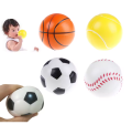 Piankowa piłeczka piłka antystresowa gniotek MIX 6 cm 1 szt. nożna do kosza tenisa baseball