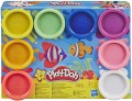 Play-Doh HASBRO Ciastolina 8 kolorów - Tęczowe Kolory biały | Masa plastyczna