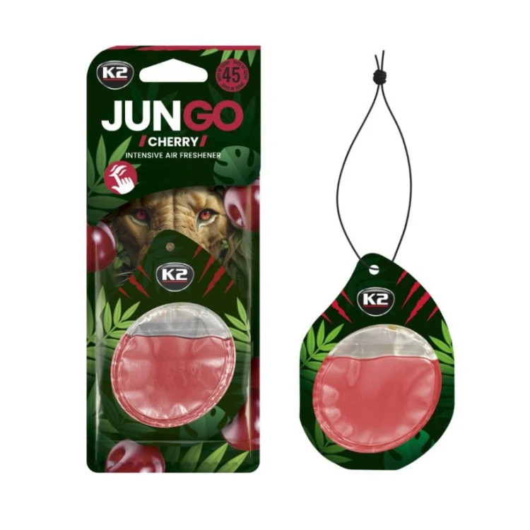Perfumy do auta samochodu K2 JUNGO  zawieszka CHERRY  wiśnia
