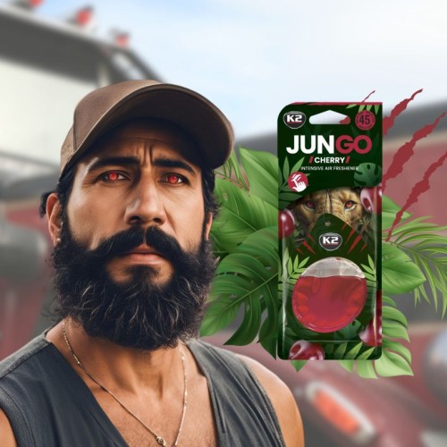 Perfumy do auta samochodu K2 JUNGO  zawieszka CHERRY  wiśnia