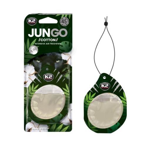 Perfumy do auta samochodu K2 JUNGO  zawieszka COTTON  bawełna