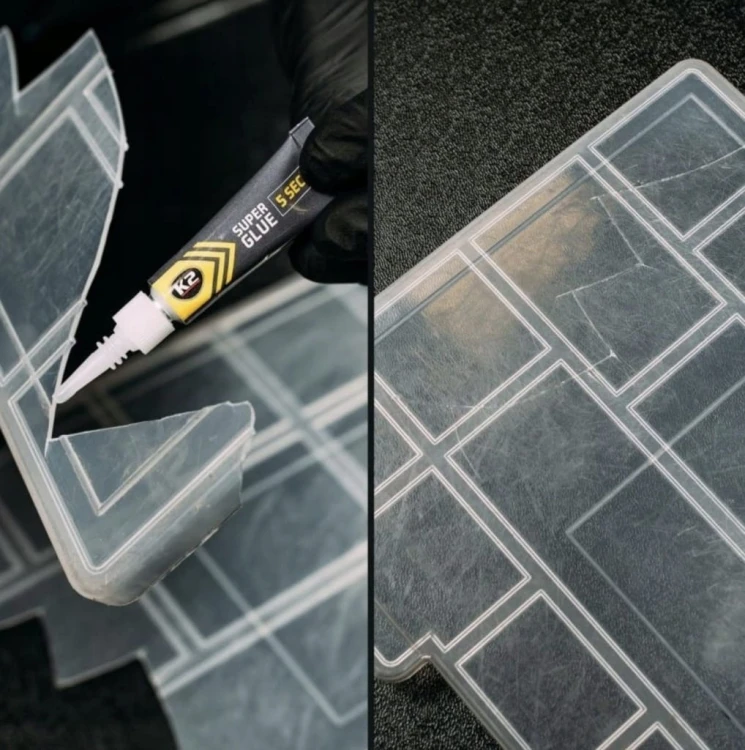 Klej szybkoschnący K2 Bondix 3 g do plastiku drewna gumy skóry ceramiki