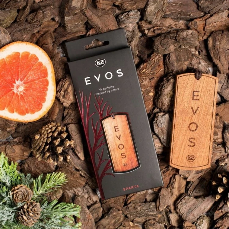Perfumy do auta K2 SPARTA samochodu zawieszka drzewo cedrowe grapefruit