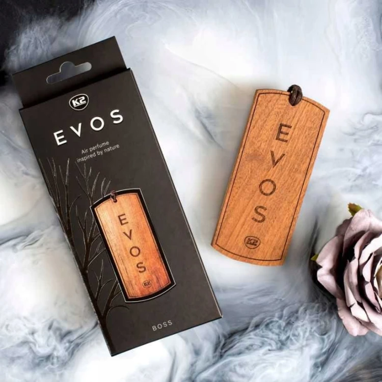 Perfumy do auta K2 BOSS samochodu zawieszka drzewo arganowe róża patchouli
