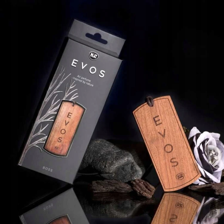 Perfumy do auta K2 BOSS samochodu zawieszka drzewo arganowe róża patchouli